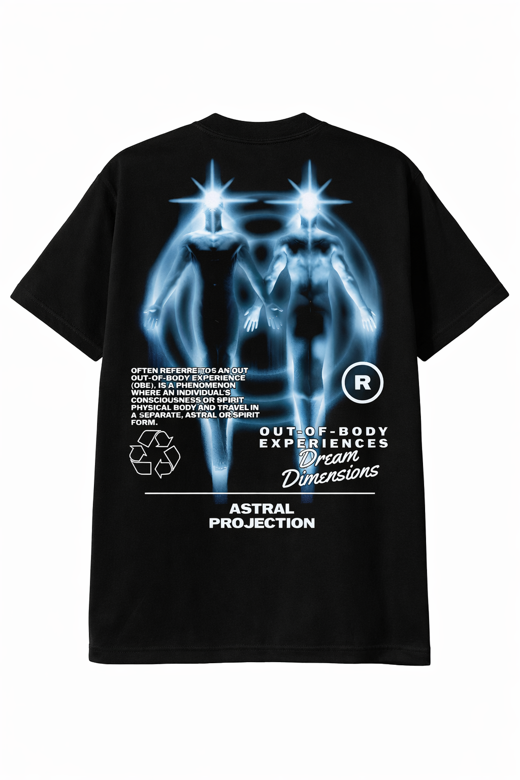 Astral Projection Graphic T-Shirt – Out of Body Experience Streetwear Tee