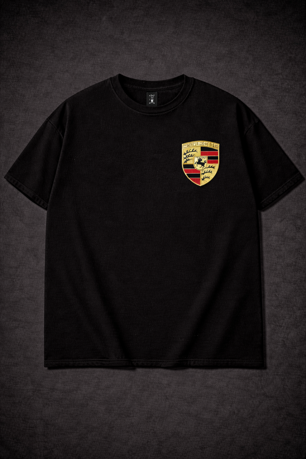 Luxury Car Graphic T-Shirt – Turbo Sports Streetwear Oversized Black Tee