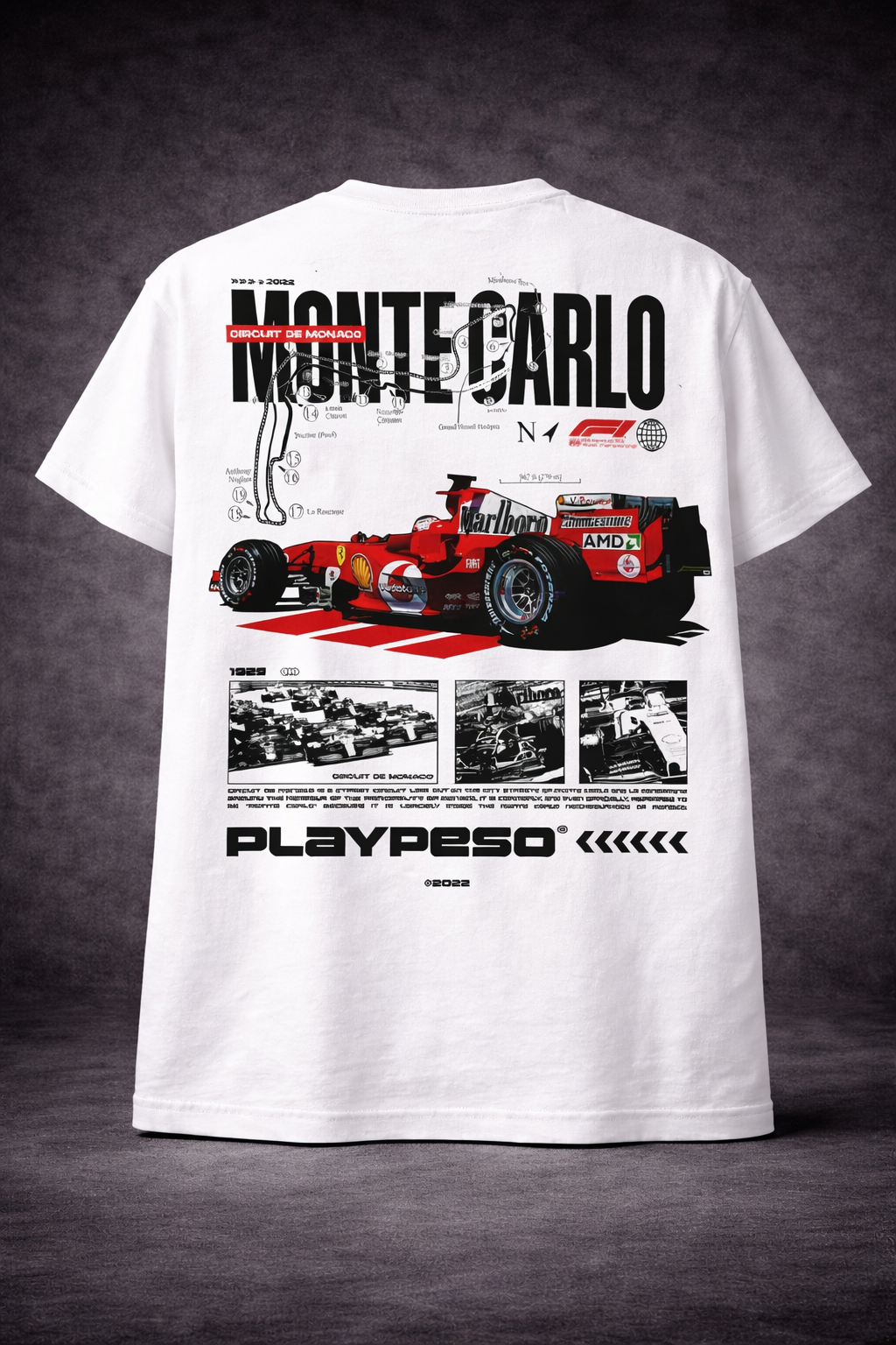 Monte Carlo F1 Graphic T-Shirt – Racing Streetwear Premium Tee