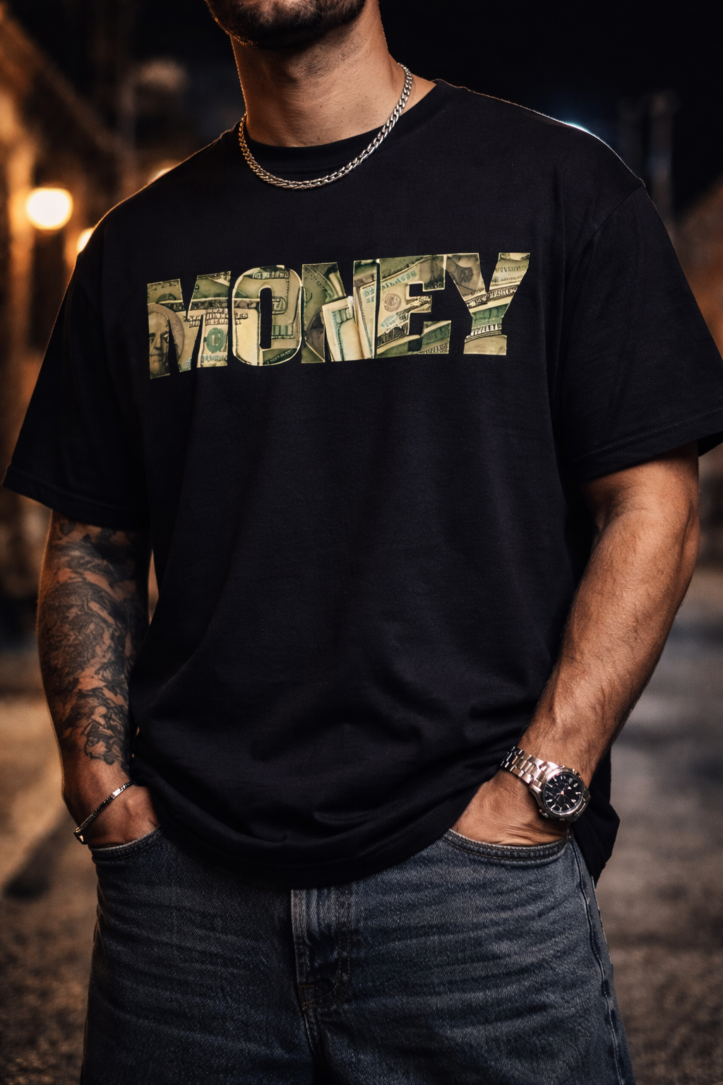 Money Mindset Graphic T-Shirt – Benjamin Franklin Streetwear Tee for Men