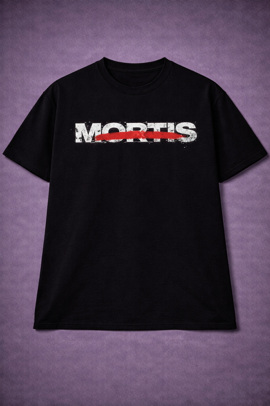 Mortis Dark Angel Graphic T-Shirt – Gothic Streetwear Oversized Tee